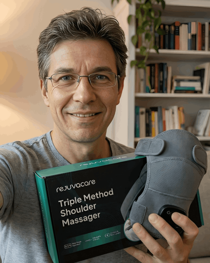 Rejuvacare Triple Method Shoulder Massager customer review Tom R.